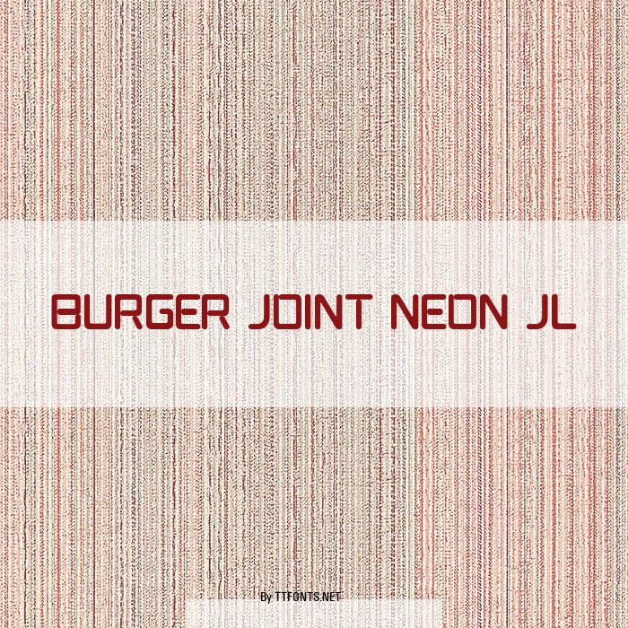 Burger Joint Neon JL example
